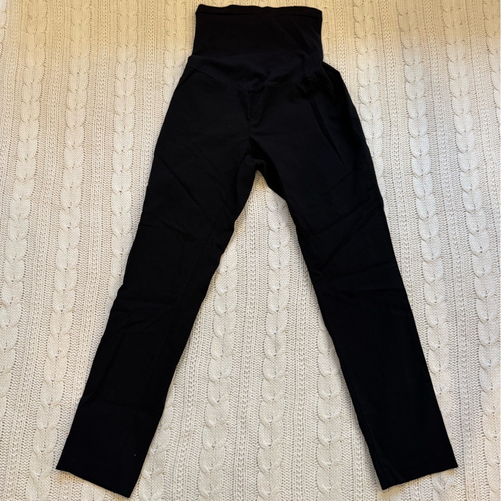 Motherhood Maternity Black Work Leggings